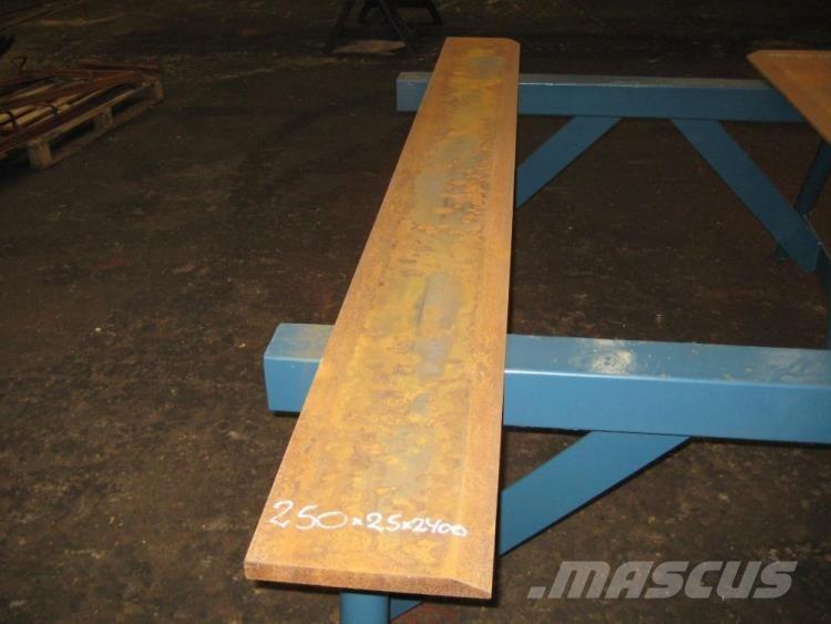  Skærstål 250x25x2300 mm Boru hattı ekipmanları