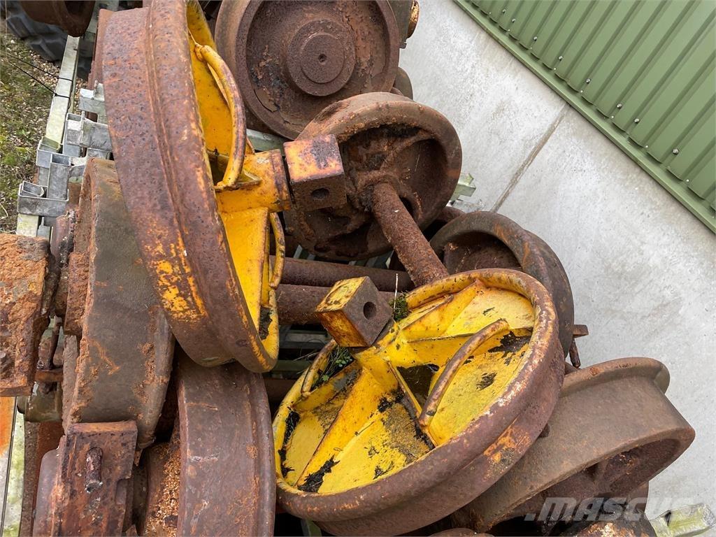  Skinnehjul ø450 mm + flange Lastikler