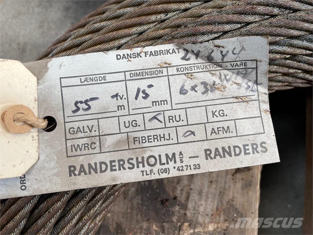  Stålwire Ø15 mm Vinç parçalari