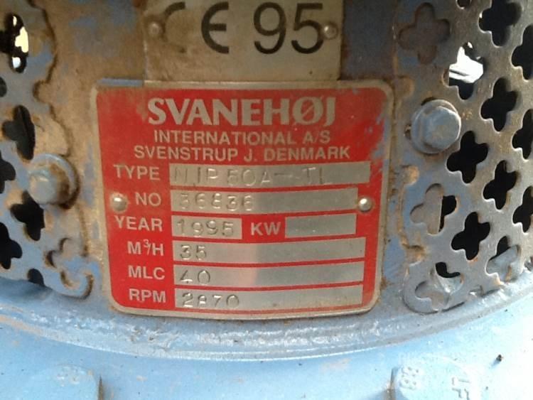  Svanehøj NP 50A-TL pumpe Su pompalari