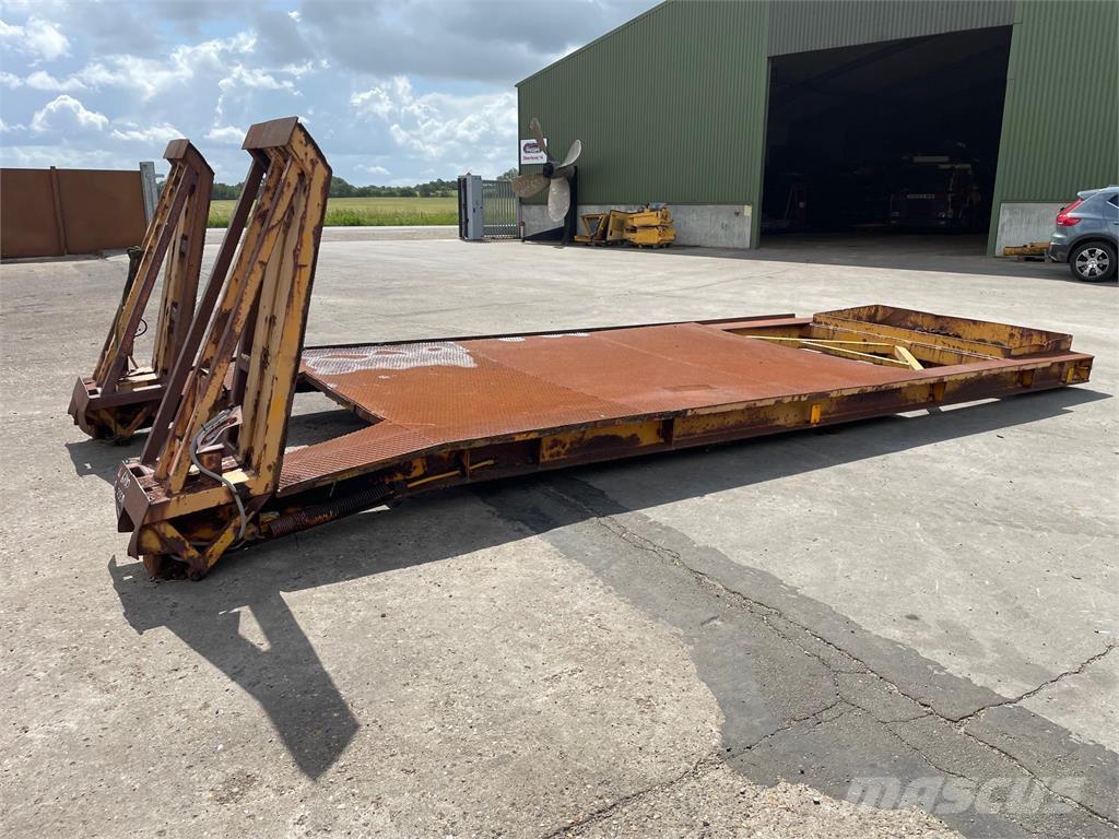  Trailerbund med slidsker Low loader yari çekiciler