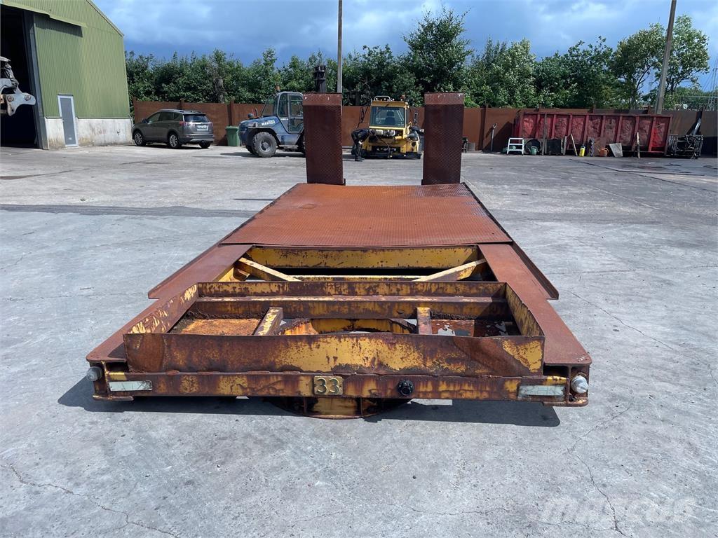  Trailerbund med slidsker Low loader yari çekiciler