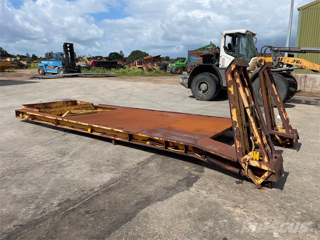  Trailerbund med slidsker Low loader yari çekiciler