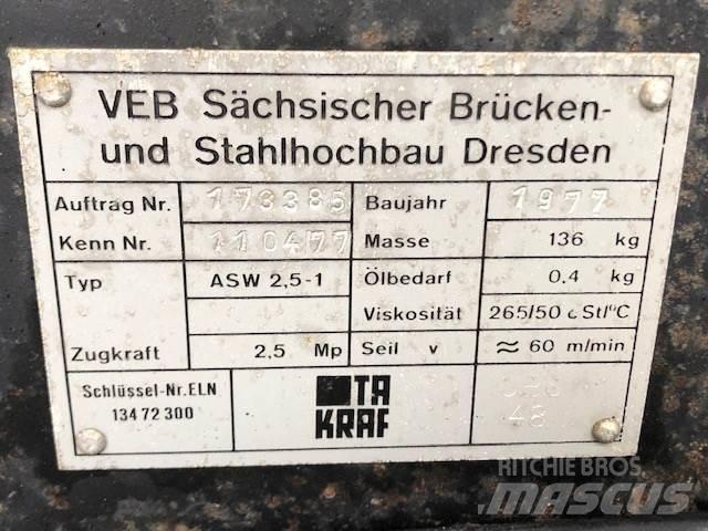 VEB spil - 2,5 T - 2 stk. Dış cephe asansörleri