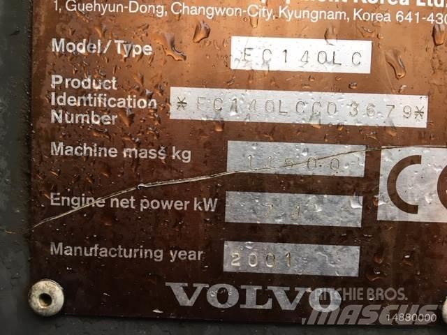 Volvo EC140LC Paletli ekskavatörler