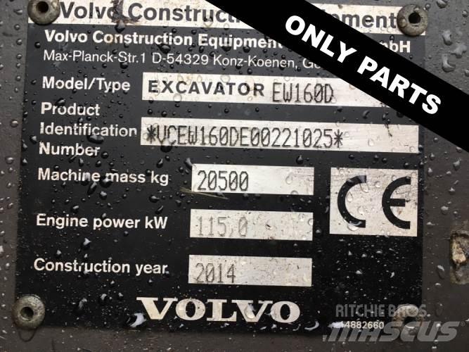Volvo EW160D til ophug Paletli ekskavatörler