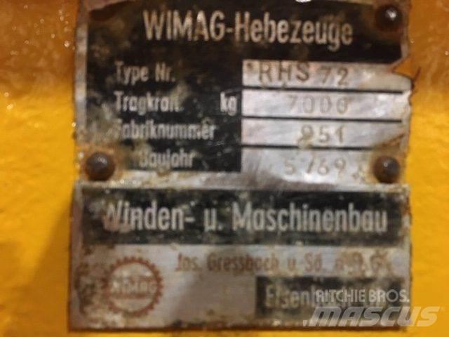  Wimag RHS72 løfteåg - 7 ton Vinç parçalari