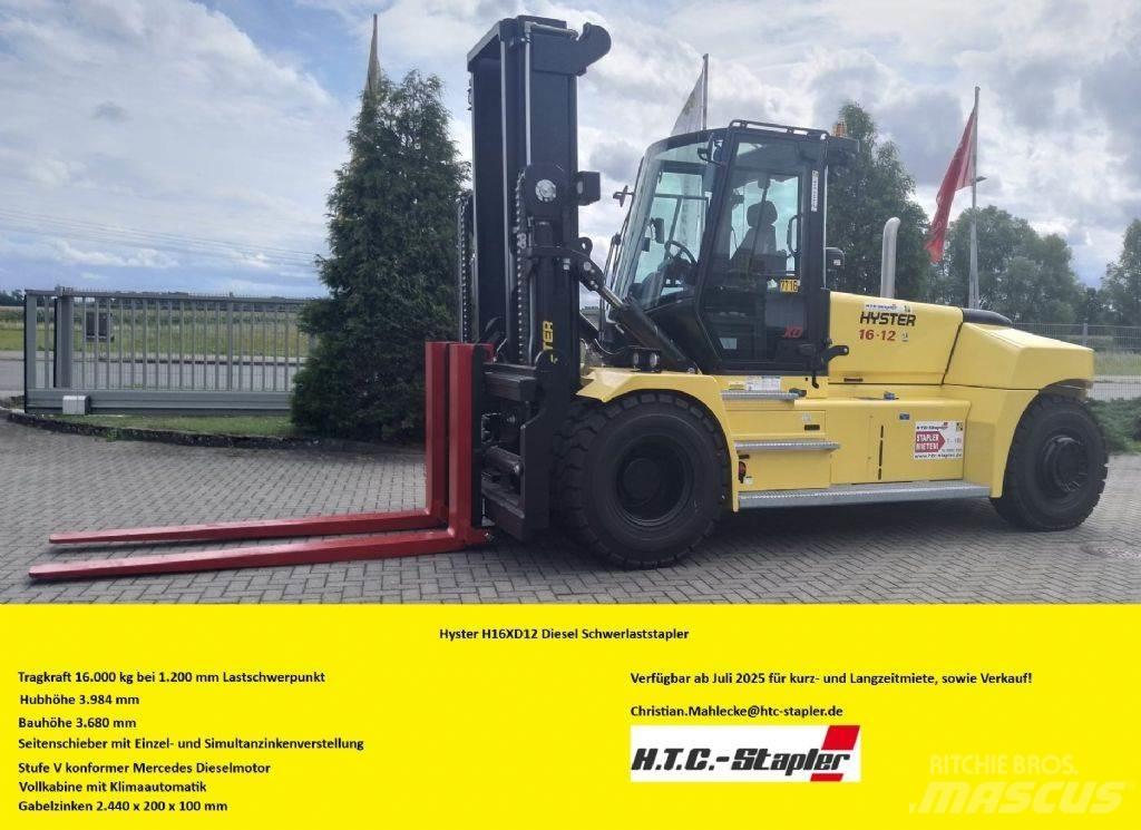 Hyster H16XD12 Dizel forkliftler