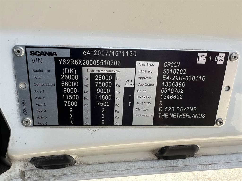 Scania R520 hejs Çekiciler