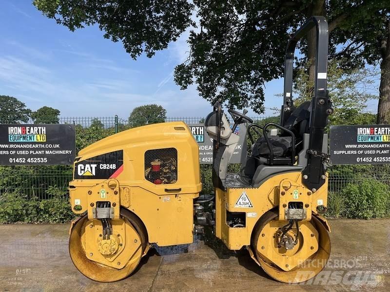 CAT CB24B Roller Çift tamburlu silindirler