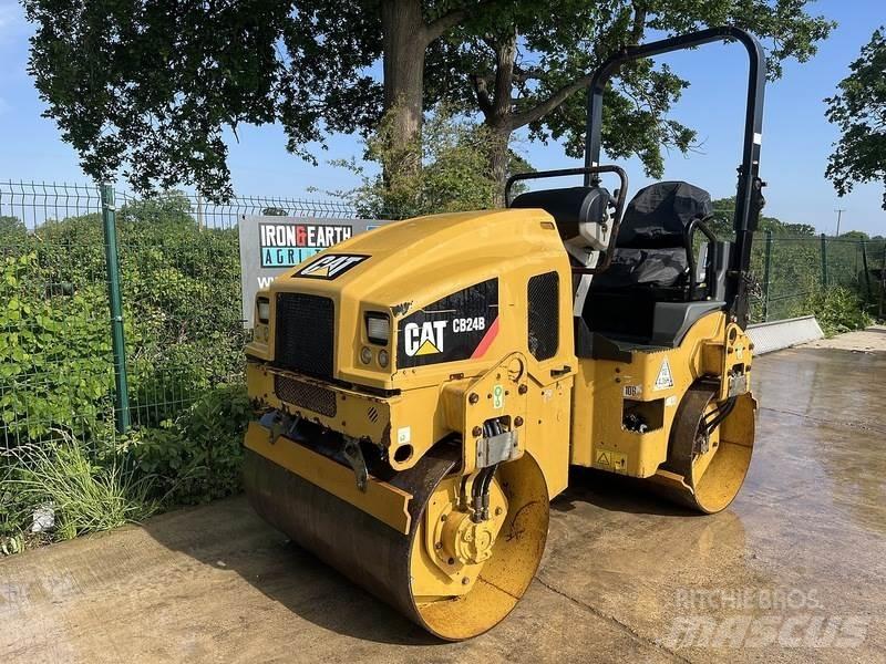 CAT CB24B Roller Çift tamburlu silindirler