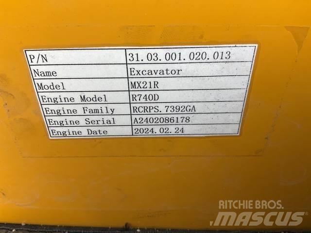 AGT MX21R Paletli ekskavatörler