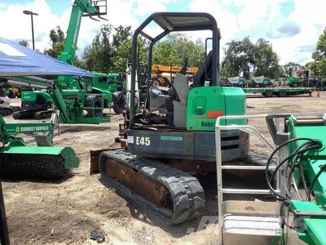 Bobcat E45 Paletli ekskavatörler