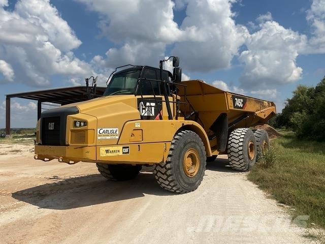 CAT 745C Belden kirma kaya kamyonu