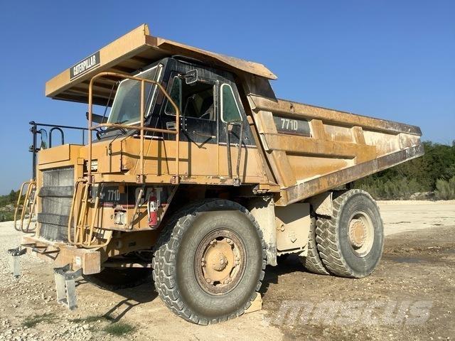 CAT 771D Belden kirma kaya kamyonu