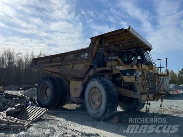 CAT 773D Belden kirma kaya kamyonu
