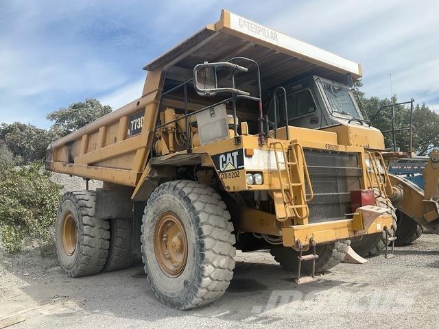 CAT 773D Belden kirma kaya kamyonu