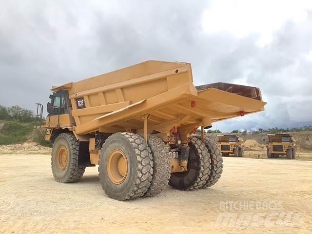 CAT 773E Belden kirma kaya kamyonu