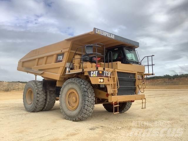 CAT 773E Belden kirma kaya kamyonu