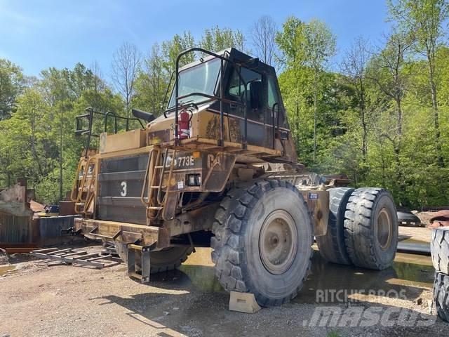 CAT 773E Belden kirma kaya kamyonu