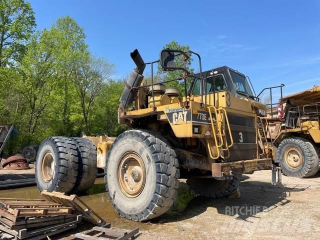 CAT 773E Belden kirma kaya kamyonu