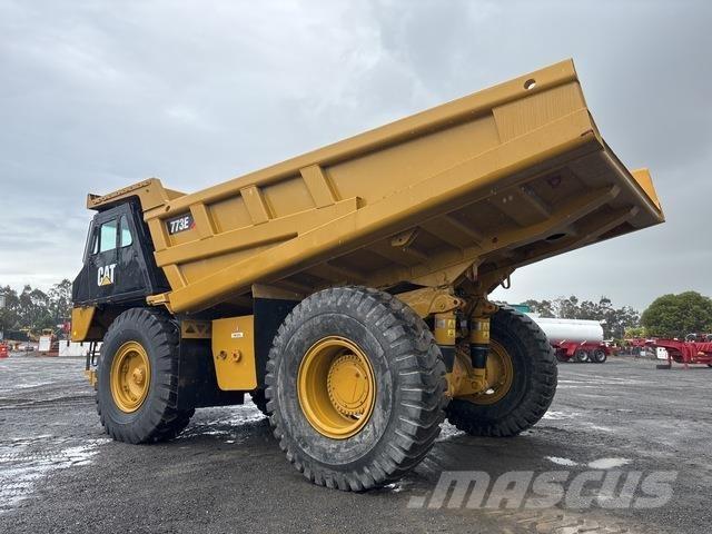CAT 773E Belden kirma kaya kamyonu