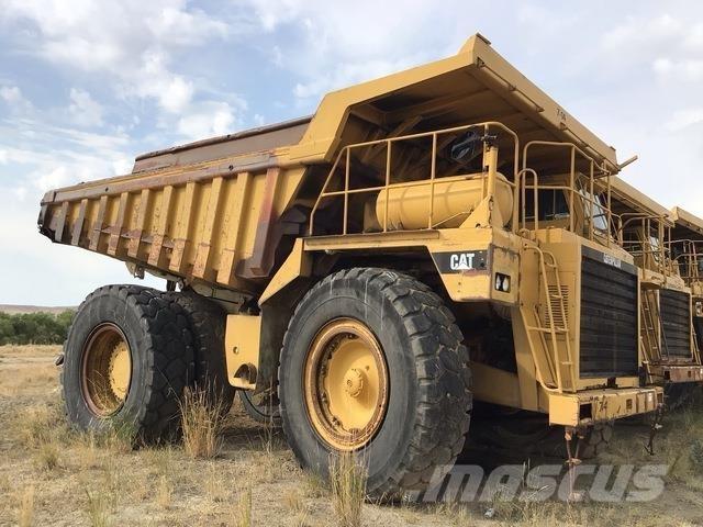 CAT 777 Belden kirma kaya kamyonu
