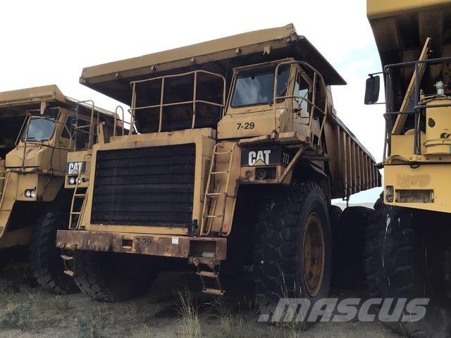 CAT 777 Belden kirma kaya kamyonu