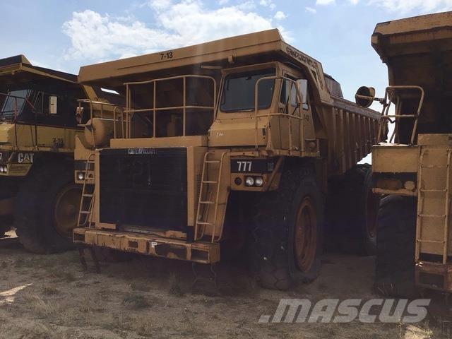 CAT 777 Belden kirma kaya kamyonu
