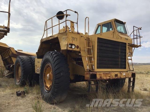 CAT 777 Belden kirma kaya kamyonu