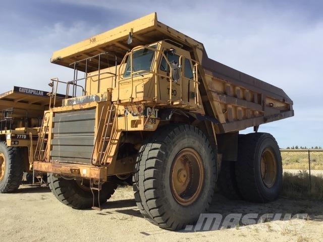 CAT 777C Belden kirma kaya kamyonu