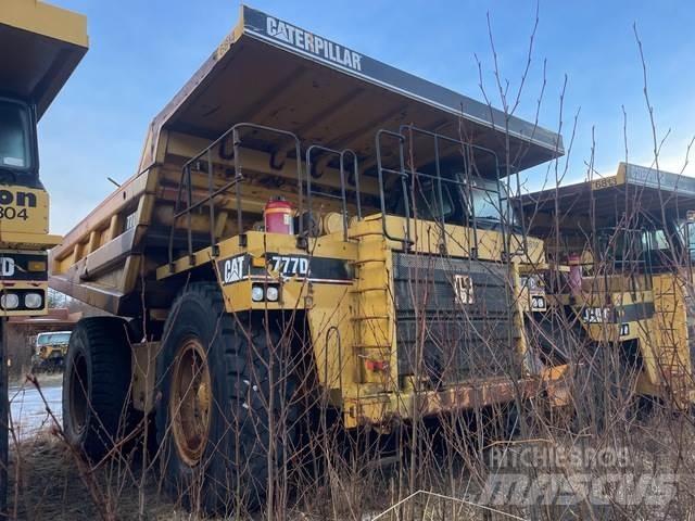 CAT 777D Belden kirma kaya kamyonu