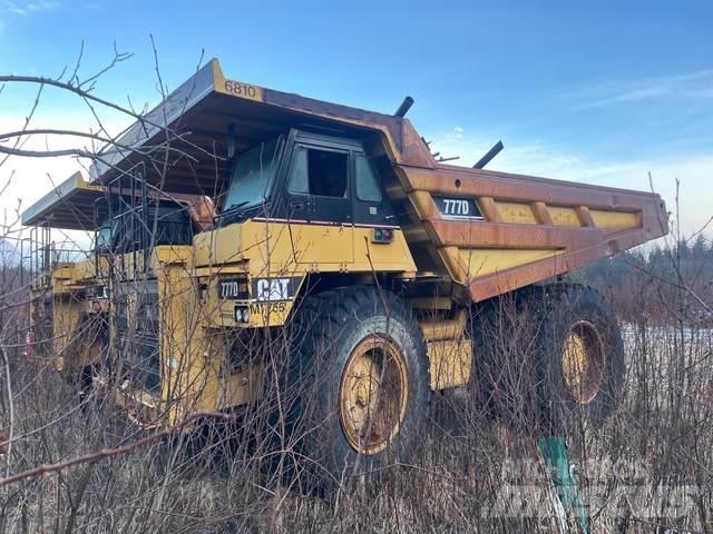 CAT 777D Belden kirma kaya kamyonu