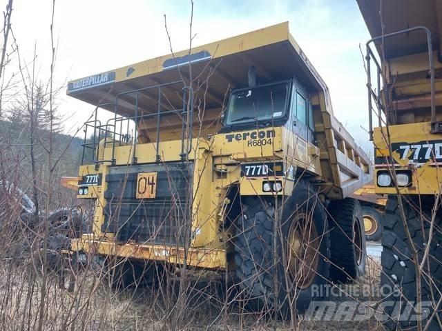 CAT 777D Belden kirma kaya kamyonu