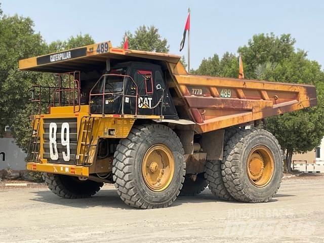 CAT 777D Belden kirma kaya kamyonu