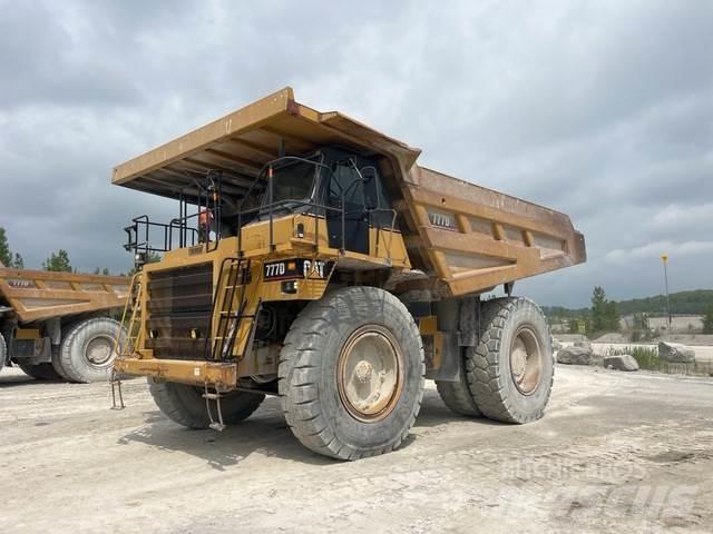 CAT 777D Belden kirma kaya kamyonu