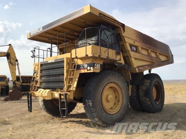 CAT 777D Belden kirma kaya kamyonu