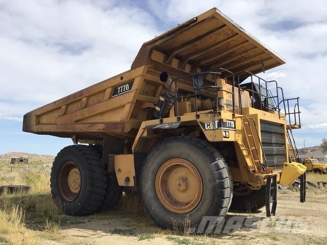 CAT 777D Belden kirma kaya kamyonu