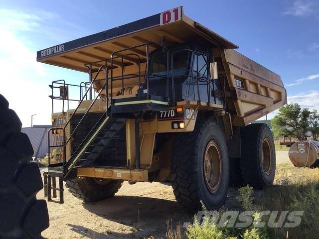 CAT 777D Belden kirma kaya kamyonu