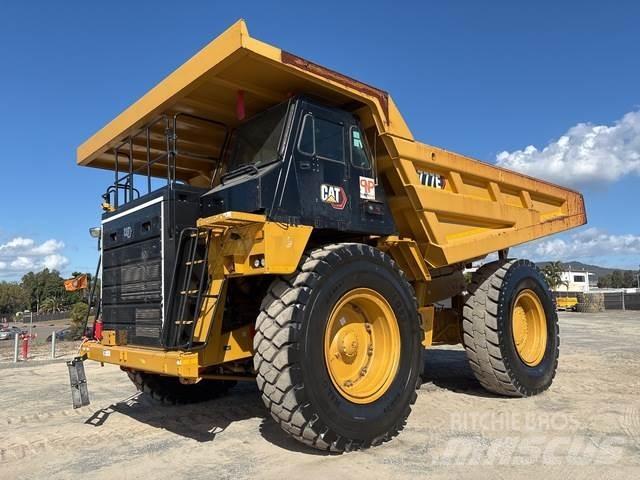 CAT 777E Belden kirma kaya kamyonu