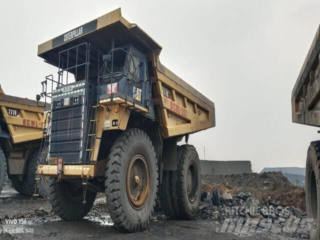 CAT 777E Belden kirma kaya kamyonu