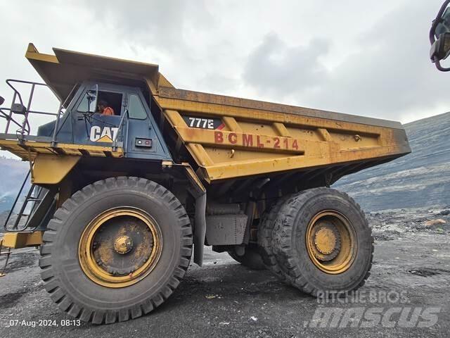 CAT 777E Belden kirma kaya kamyonu