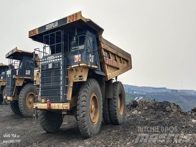 CAT 777E Belden kirma kaya kamyonu
