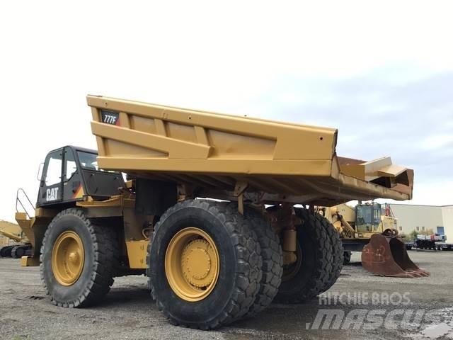 CAT 777F Belden kirma kaya kamyonu