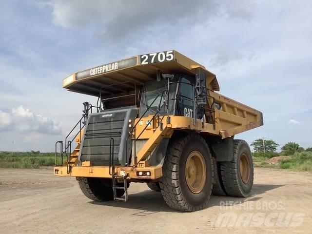 CAT 777F Belden kirma kaya kamyonu