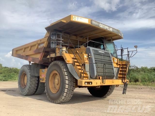 CAT 777F Belden kirma kaya kamyonu
