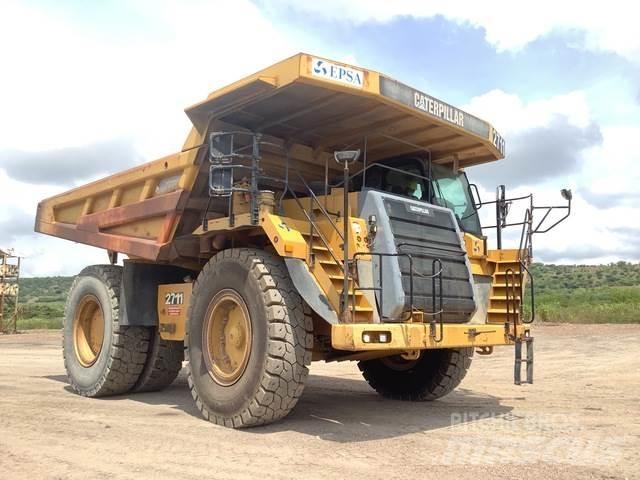 CAT 777F Belden kirma kaya kamyonu