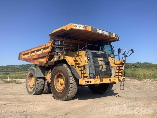 CAT 777F Belden kirma kaya kamyonu