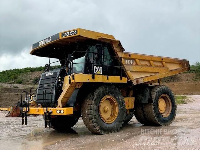 CAT 777F Belden kirma kaya kamyonu