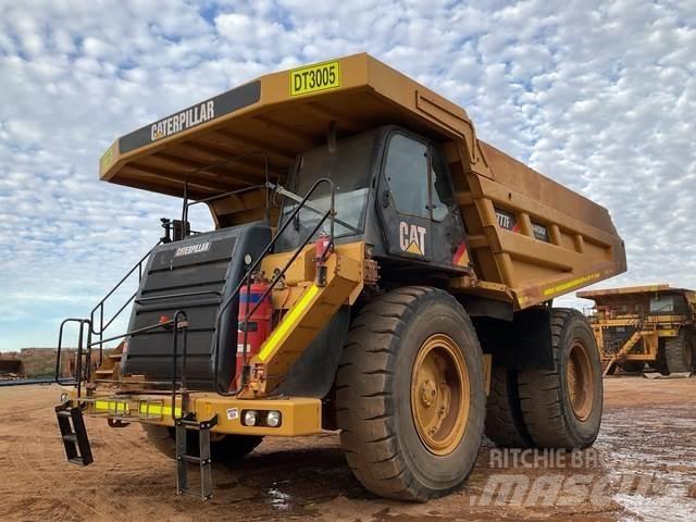 CAT 777F Belden kirma kaya kamyonu